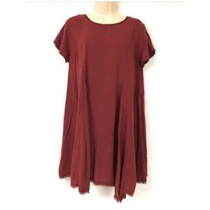 Silence + Noise Tunic Dress Large Swing Trapeze